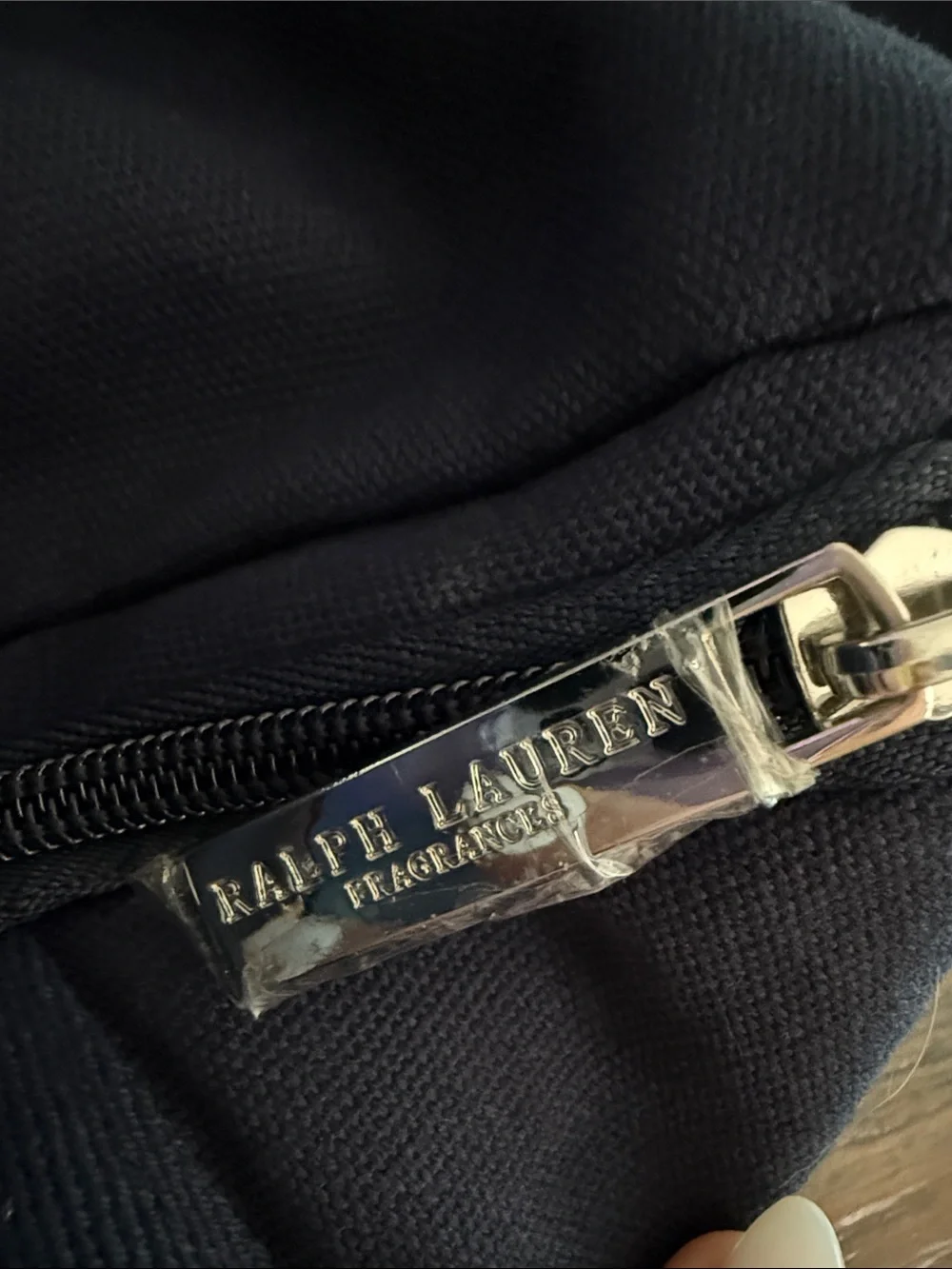 Polo Ralph Lauren Navy Blue Canvas Embroidered POLO Duffel Bag